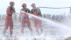 2023 Forest Grassland Fire Prevention Drill in Zhangye