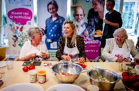 Queen Maxima Visits A Community Center - Amsterdam