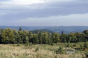 Ukrainian Carpathians from Polonyna Yavirnyk