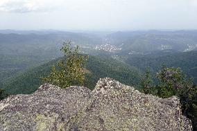 Ukrainian Carpathians from Polonyna Yavirnyk