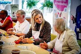 Queen Maxima Visits A Community Center - Amsterdam