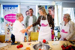 Queen Maxima Visits A Community Center - Amsterdam