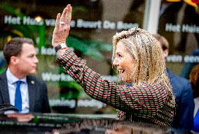 Queen Maxima Visits A Community Center - Amsterdam