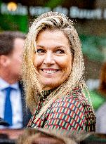 Queen Maxima Visits A Community Center - Amsterdam