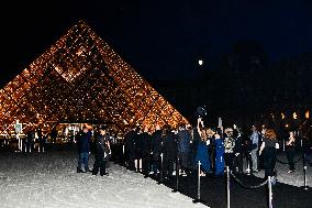 PFW - Lancome X Louvre Photocall