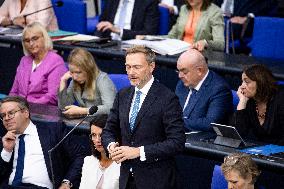 Question Time in German Bundestag