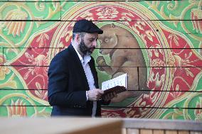 Memorial for Jews killed in 1941 mass shootings in Kyiv