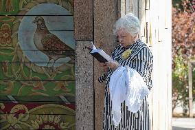 Memorial for Jews killed in 1941 mass shootings in Kyiv