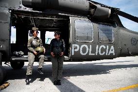 United States Gives 3 UH60 Black Hawk's to Colombian Police