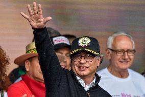 Colombians March in Favor of Government Reforms in Colombia