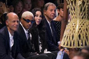 PFW - Cher Sits Front Row At Balmain