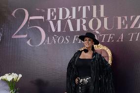 Edith Marquez ’25 Años Frente A Ti’ Press Conference
