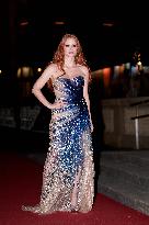 Jessica Chastain At The Red Carpet To Premier   “Memory” During The 71st San Sebastian International Film Festival