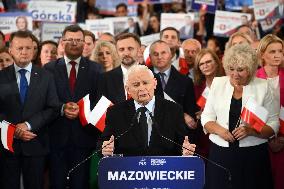 PiS Leader Kaczynski Holds A Campaign Rally - Poland