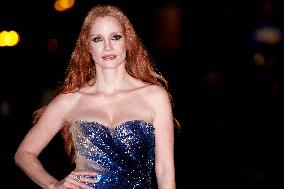 Jessica Chastain At The Red Carpet To Premier   “Memory” During The 71st San Sebastian International Film Festival