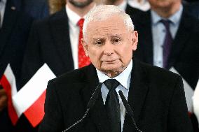 PiS Leader Kaczynski Holds A Campaign Rally - Poland