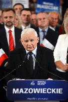 PiS Leader Kaczynski Holds A Campaign Rally - Poland