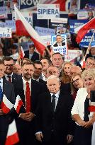 PiS Leader Kaczynski Holds A Campaign Rally - Poland