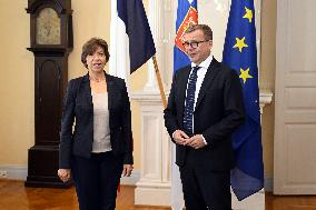 French Foreign and European Affairs Minister visits Finland