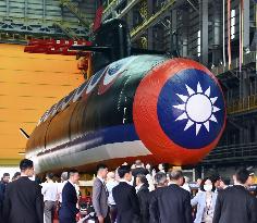 Taiwan's first indigenous submarine