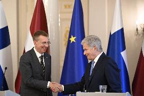 Latvian President visits Finland