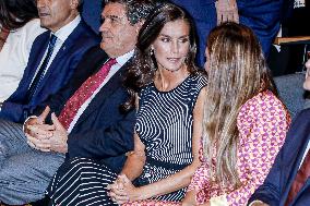 Queen Letizia At The Congress About Sexual Exploitation - Malaga