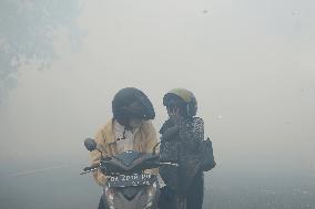 INDONESIA-SOUTH KALIMANTAN-PEATLAND FIRE