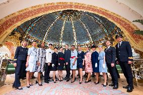 90th Anniversary Of Air France At The Galeries Lafayette - Paris