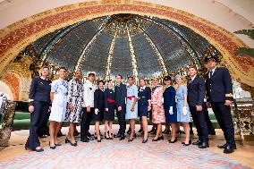 90th Anniversary Of Air France At The Galeries Lafayette - Paris