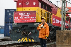 #CHINA-SHAANXI-XI'AN-EUROPE-FREIGHT TRAIN (CN)