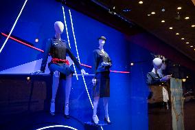 90th Anniversary Of Air France At The Galeries Lafayette - Paris