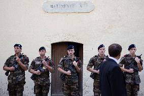 President Macron Visits Corsica