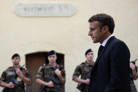 President Macron Visits Corsica