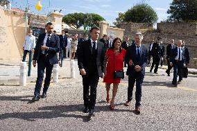 President Macron Visits Corsica