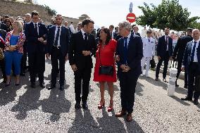 President Macron Visits Corsica