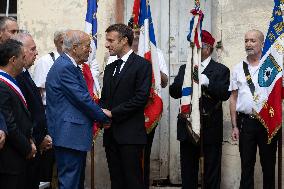 President Macron Visits Corsica