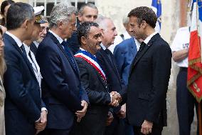 President Macron Visits Corsica