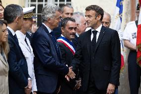 President Macron Visits Corsica