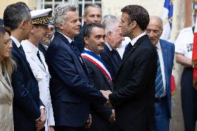 President Macron Visits Corsica