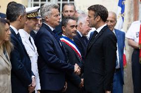 President Macron Visits Corsica