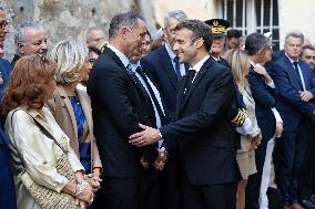 President Macron Visits Corsica