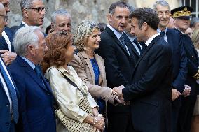 President Macron Visits Corsica