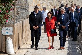 President Macron Visits Corsica