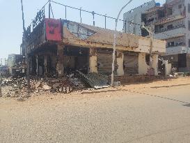 SUDAN-KHARTOUM-VIOLENT CLASHES-DESTRUCTION
