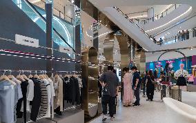 Tourists Shop at The Newly Opened Galeries Lafayette Department Store in Chongqing