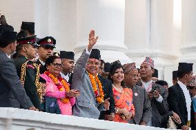 NEPAL-KATHMANDU-INDRA JATRA-CHARIOT PROCESSION
