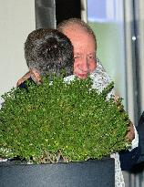 King Juan Carlos Out For Dinner - Spain