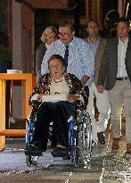 King Juan Carlos Out For Dinner - Spain