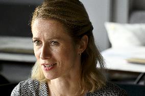 Estonian PM Kaja Kallas