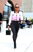 Kim Kardashian Outside Tsuta Restaurant - NYC